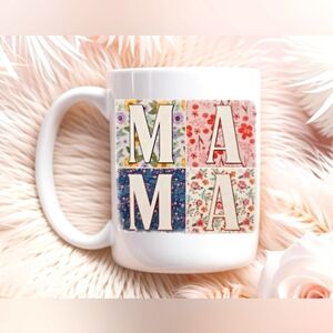 MAMA 15oz White Ceramic Mug